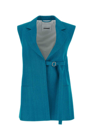 JIL SANDER Chic Viscose Blend Vest