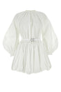 JIL SANDER Chic White Cotton Mini Dress for Women