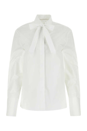 JIL SANDER Essential White Poplin Shirt for Women