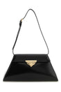 PRADA Elegant Black Leather Shoulder Handbag - 28.5 cm