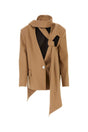 THE ATTICO Camel Stretch Wool Blazer