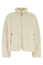 JIL SANDER Ivory Teddy Fabric Sweatshirt for Women