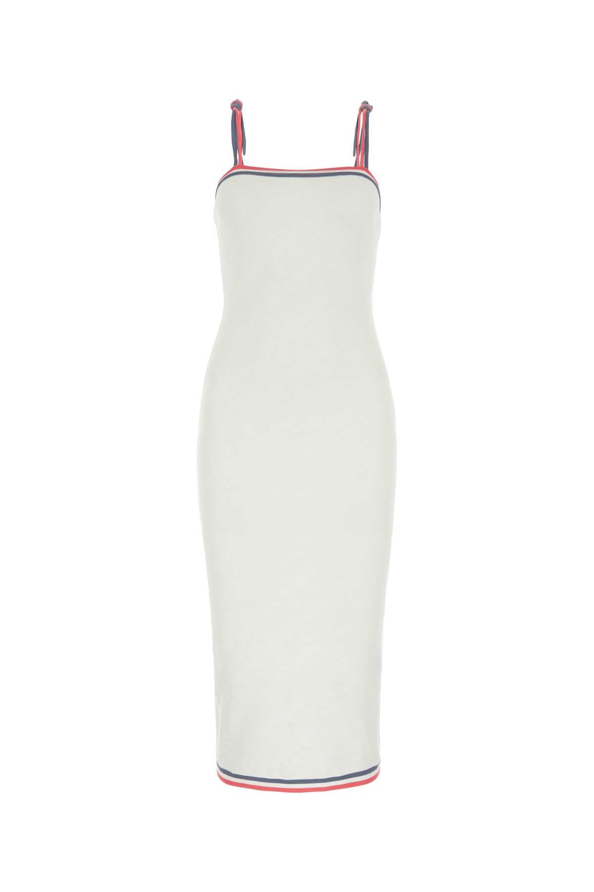 FENDI Ivory Viscose Blend Mini Dress