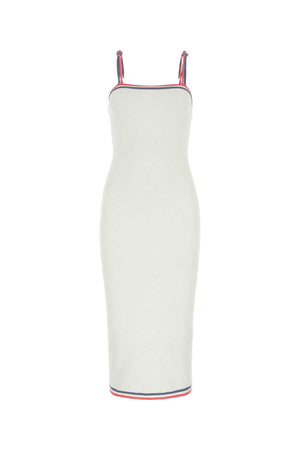 FENDI Ivory Viscose Blend Mini Dress