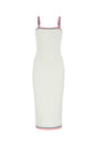 FENDI Ivory Viscose Blend Mini Dress