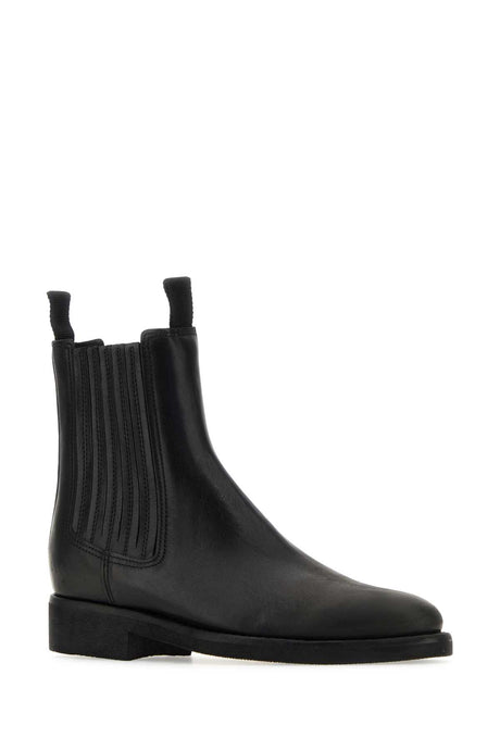 GOLDEN GOOSE DELUXE BRAND Sleek Mini Black Leather Chelsea Ankle Boots