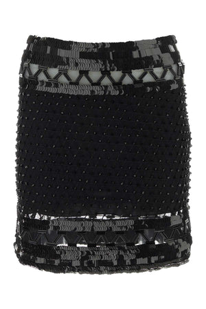 ALBERTA FERRETTI Embellished Mesh Mini Skirt