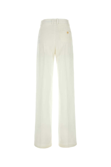 STELLA McCARTNEY Chic White Wide-Leg Pants for Women