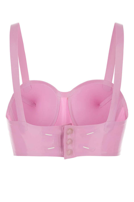 MAISON MARGIELA Rubber Pink Crop Top