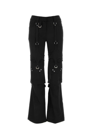 OFF WHITE Black Stretch Cargo Pant for Women