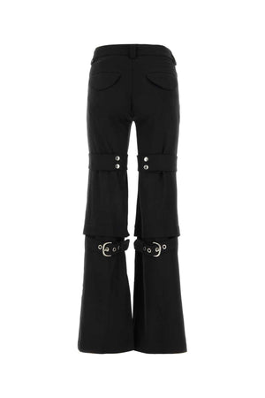 OFF WHITE Black Stretch Cargo Pant for Women