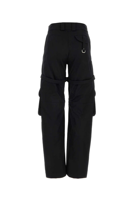 OFF WHITE Elevated Black Cargo Pant for Women