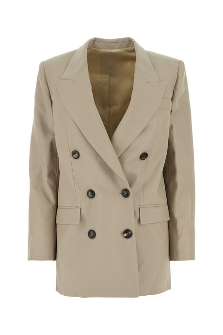 ISABEL MARANT Chic Sand Wool Blazer