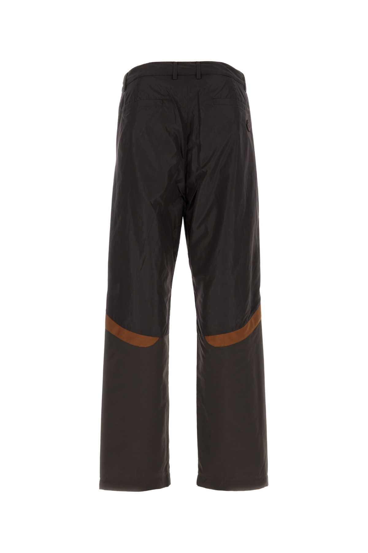 MONCLER Graphite Nylon Pants for Men - 23W Collection