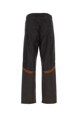 MONCLER Graphite Nylon Pants for Men - 23W Collection