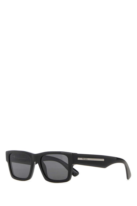 PRADA Stylish Black Acetate Sunglasses for Men