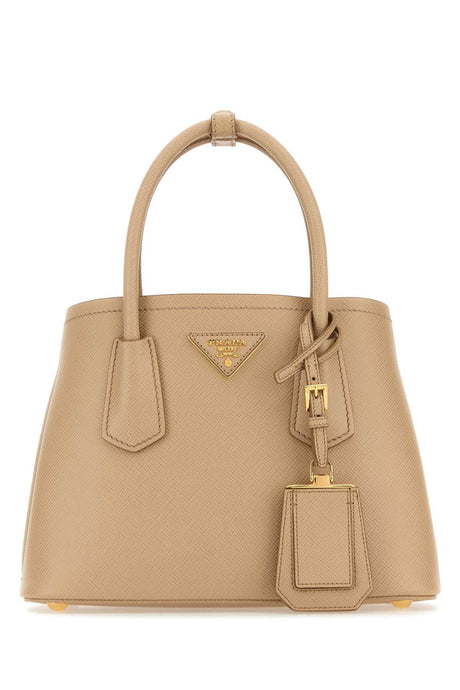 PRADA Mini Sand Leather Handbag - Chic and Versatile