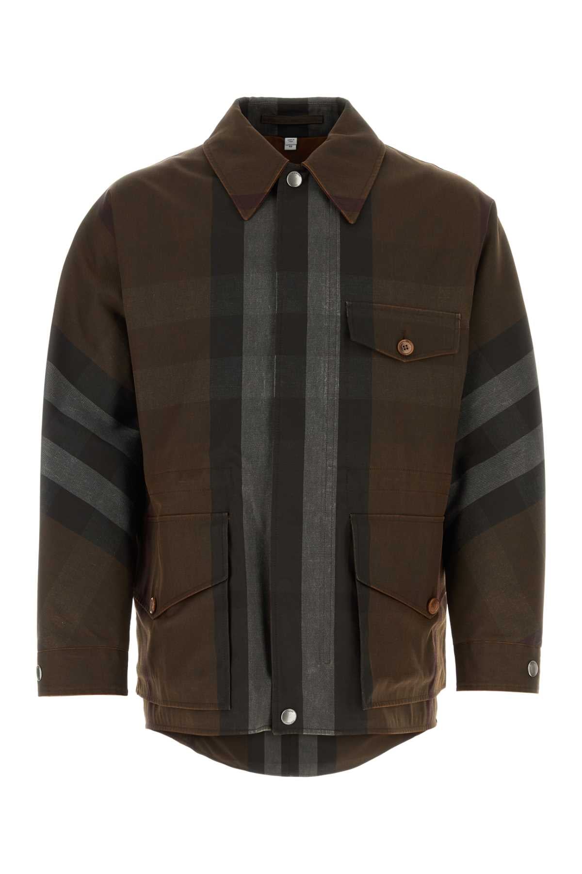 BURBERRY Embroidered Polyester Blend Jacket for Men - Perfect for 2024