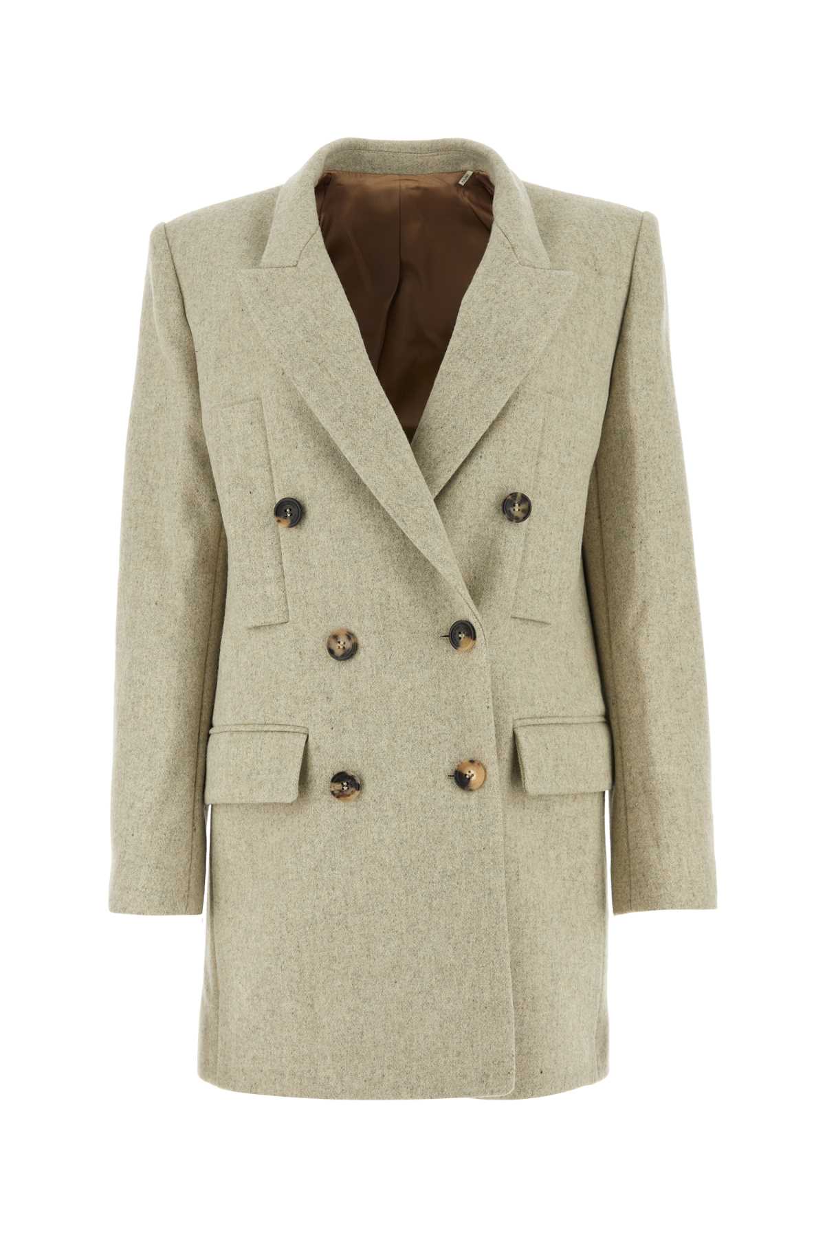 ISABEL MARANT Melange Sand Wool Floyd Jacket