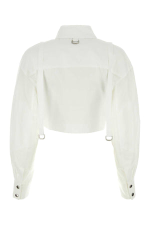 OFF WHITE Chic Cotton Poplin Shirt for Women