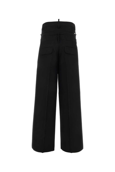 DSQUARED Sophisticated Trousers in Versatile Black