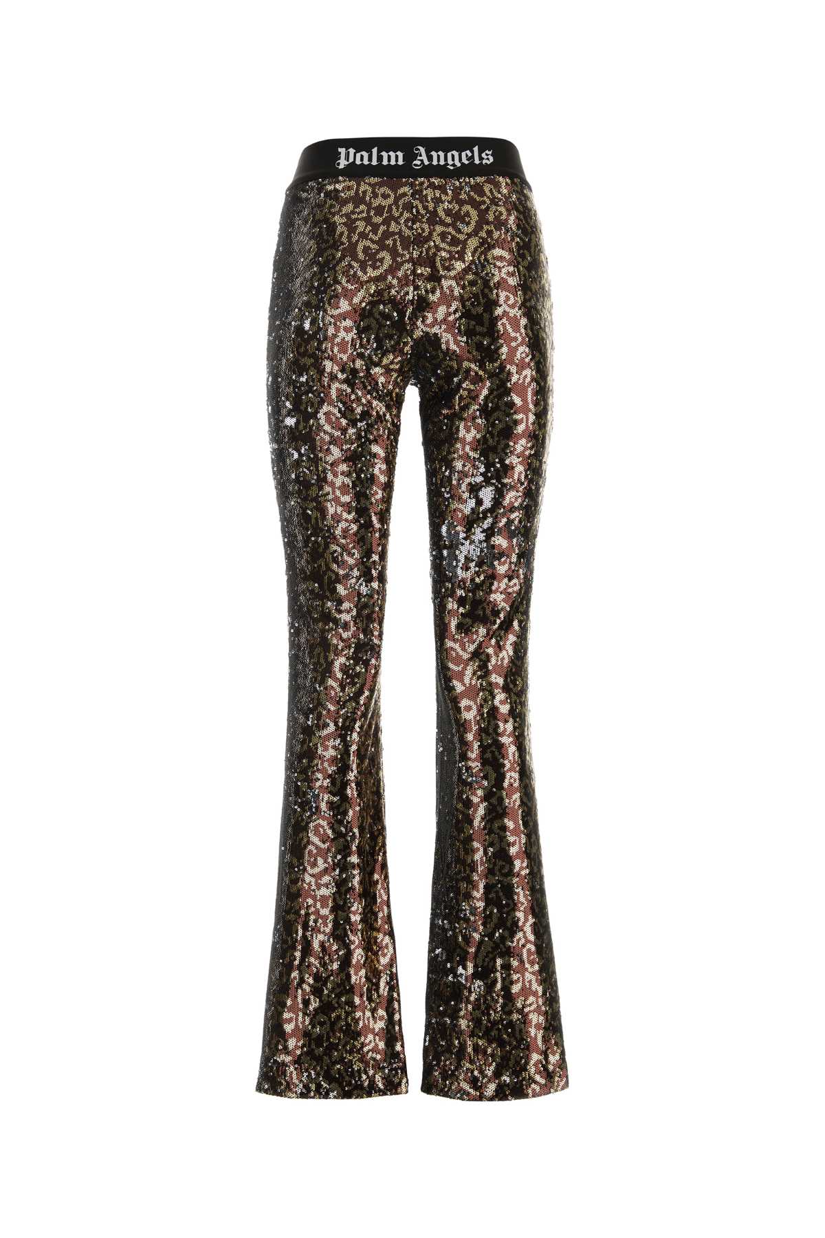 PALM ANGELS Multicolor Sequins Mini Pants for Women