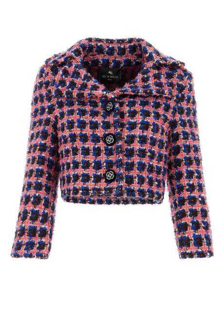 ETRO Multicolor Bouclé Blazer for Women - Perfect for 2024