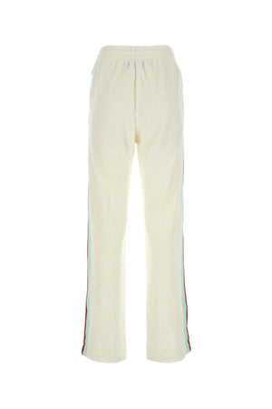 CASABLANCA Ivory Terry Fabric Joggers