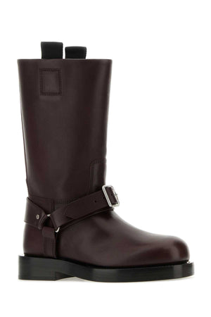 BURBERRY Saddle Ankle Boots - Stylish and Elegant