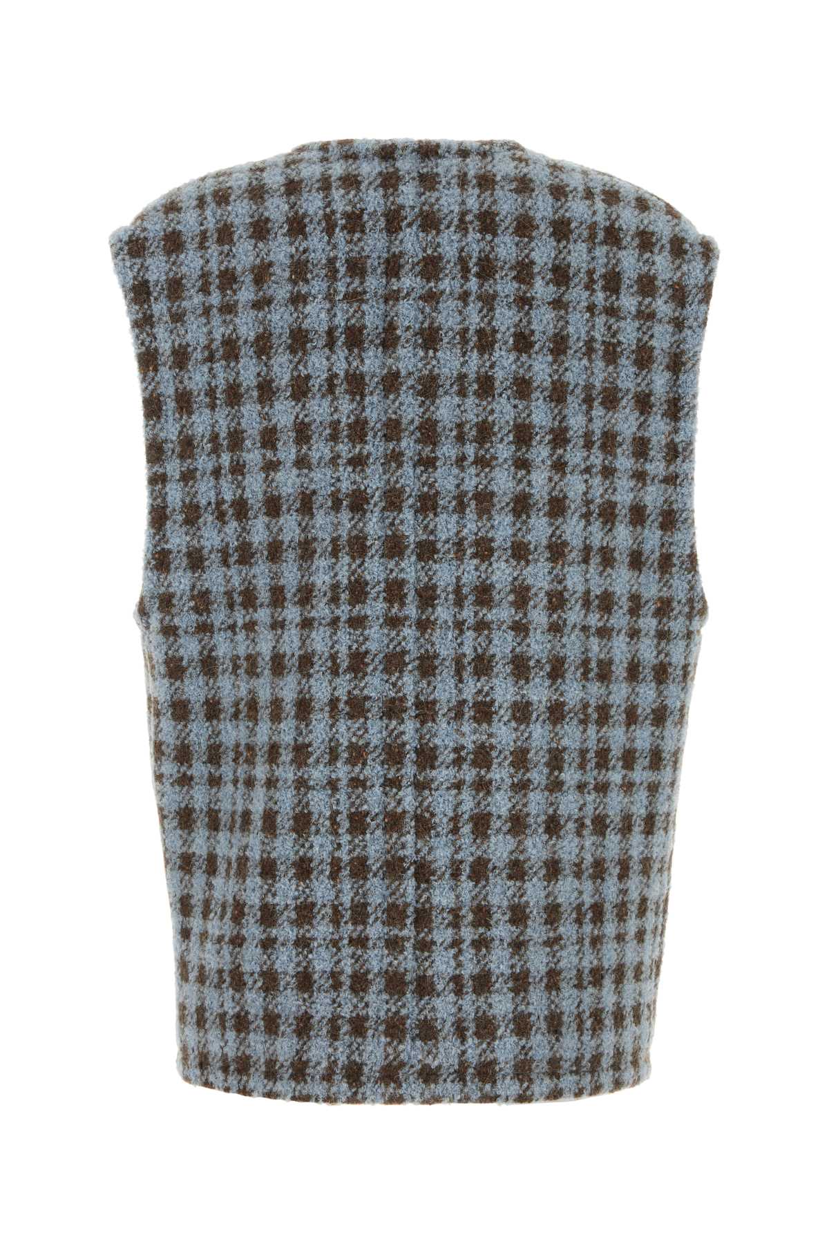 ETRO Embroidered Wool Blend Vest