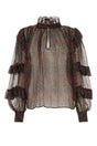 ETRO Elegant Printed Crepe Blouse