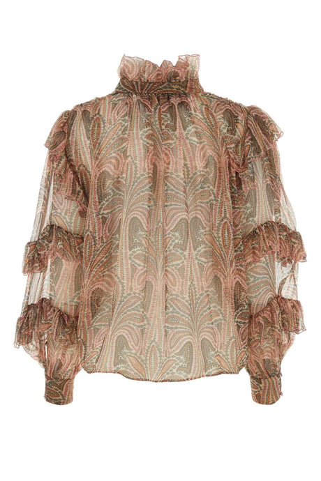 ETRO Printed Crepe Blouse for Women