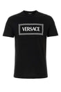 VERSACE Classic Black Cotton T-Shirt for Men