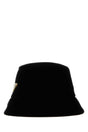 PRADA Elegant Black Velvet Hat