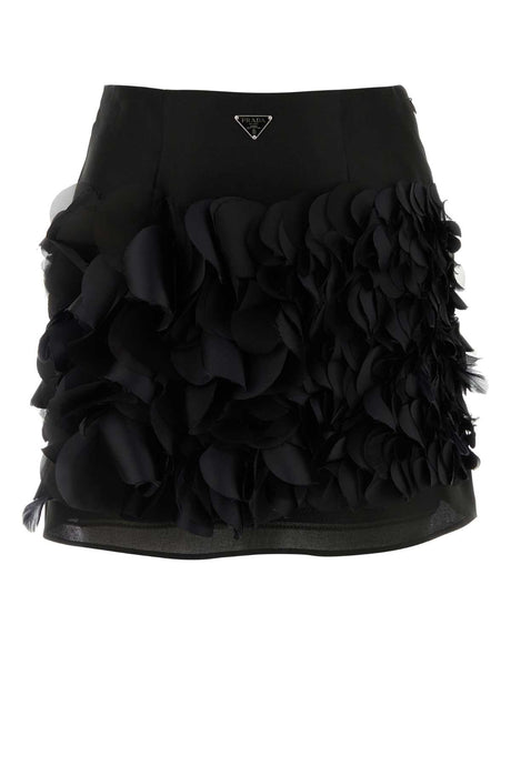 PRADA Chic Silk Mini Skirt for Women