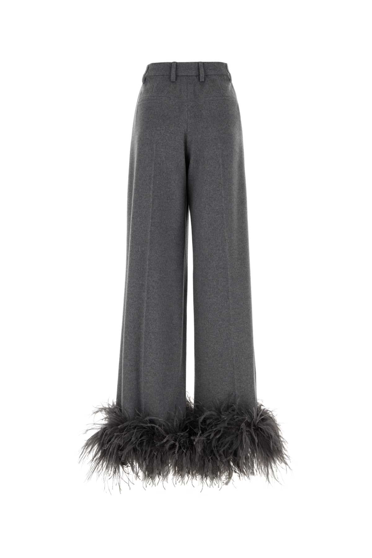 PRADA Wide-Leg Cashmere Pants