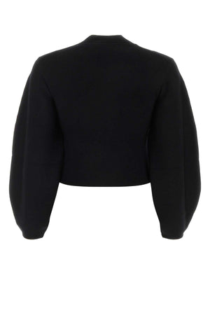 CHLOE Cozy Black Wool Sweater for Women