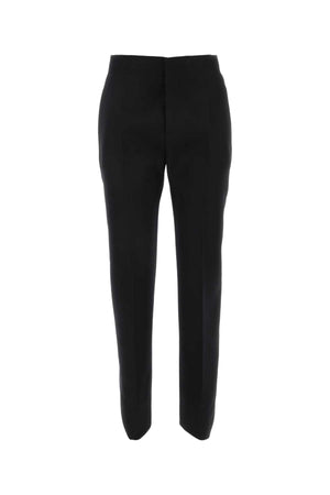 BOTTEGA VENETA Elegant Black Wool Trousers for Women