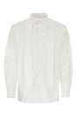 PRADA Essential White Poplin Shirt for Men