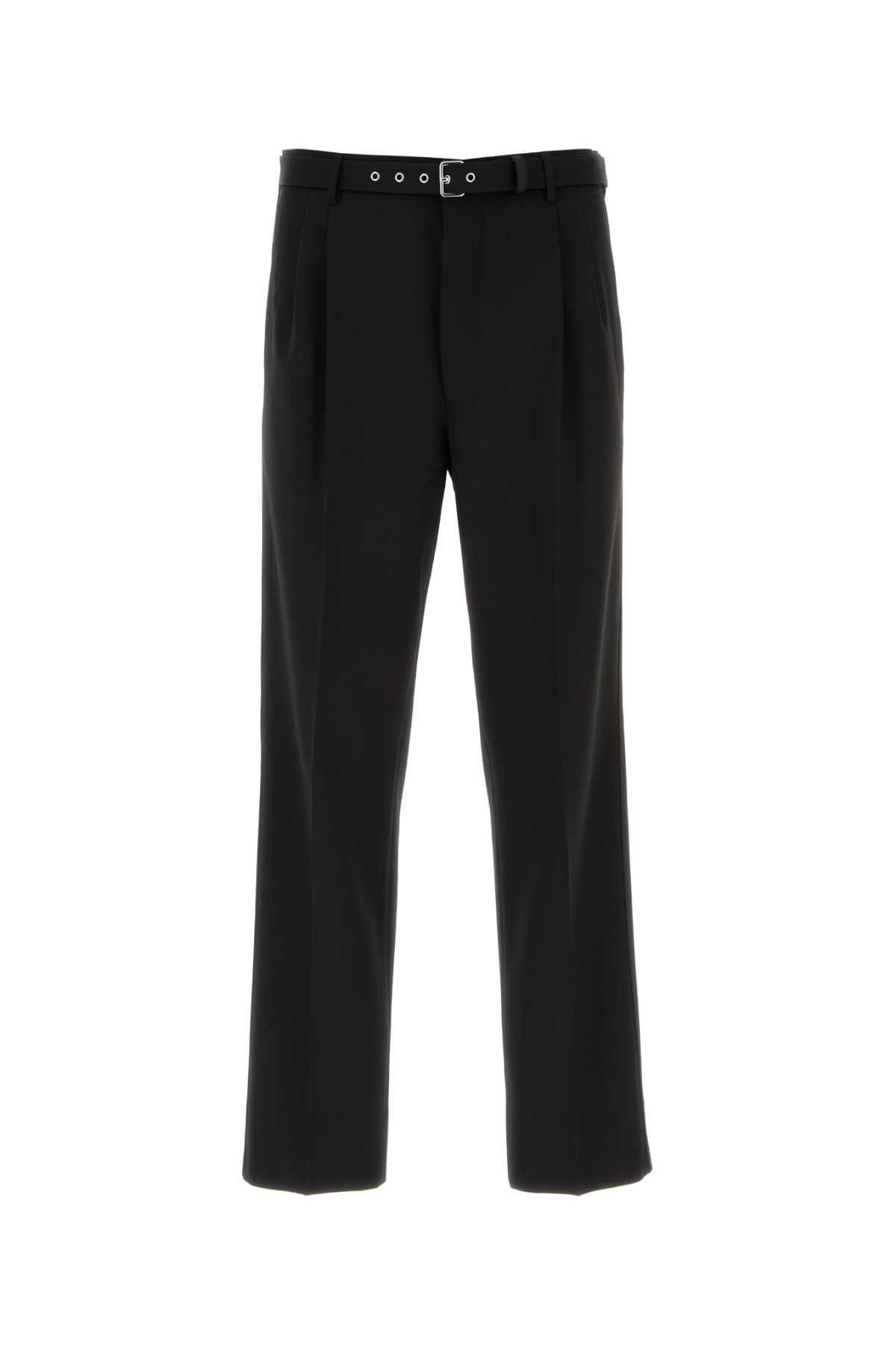 PRADA Elegant Black Wool Pants for Men