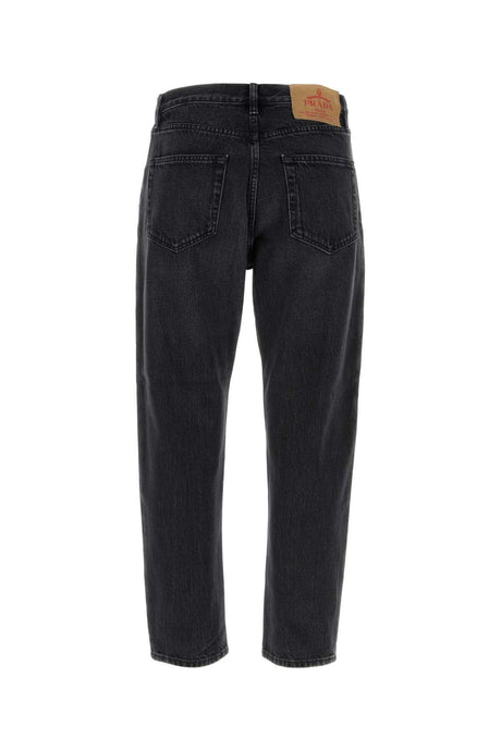 PRADA Classic Black Denim Jeans for Men - 2024 Edition