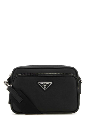 PRADA Mini Black Leather Crossbody Handbag