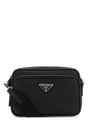 PRADA Mini Black Leather Crossbody Handbag