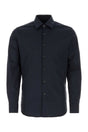 PRADA Midnight Blue Stretch Poplin Shirt for Men