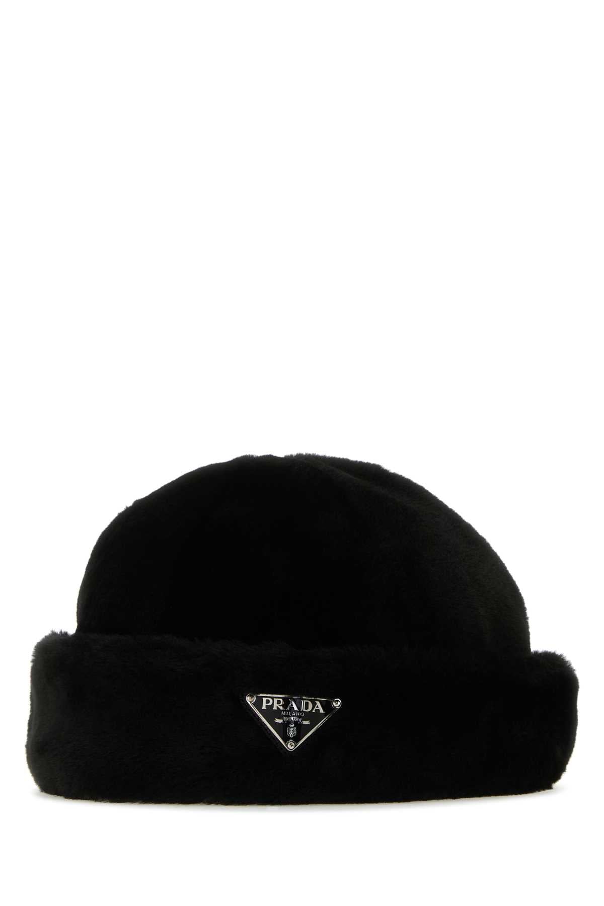 PRADA Men's Padded Shearling Hat