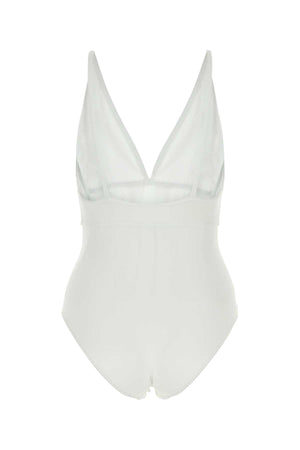 ERES Stylish White Stretch Nylon Swimsuit