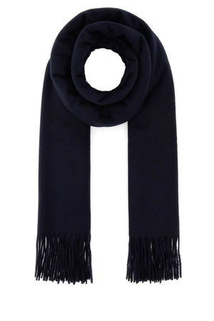 JOHNSTONS OF ELGIN Midnight Blue Cashmere Scarf - 190 cm x 70 cm