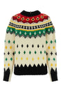 MONCLER GRENOBLE Embroidered Wool Blend Sweater for Women