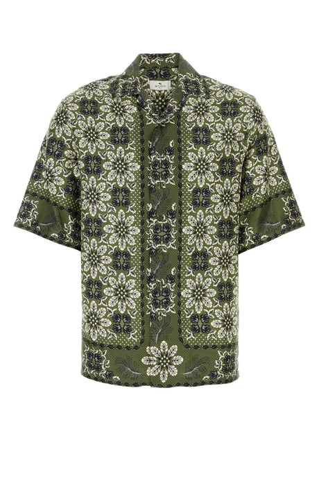 ETRO Floral Printed Silk Shirt for Men - Perfect for Spring 2024