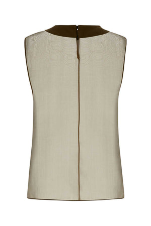 SAINT LAURENT Elegant Silk Muslin Top